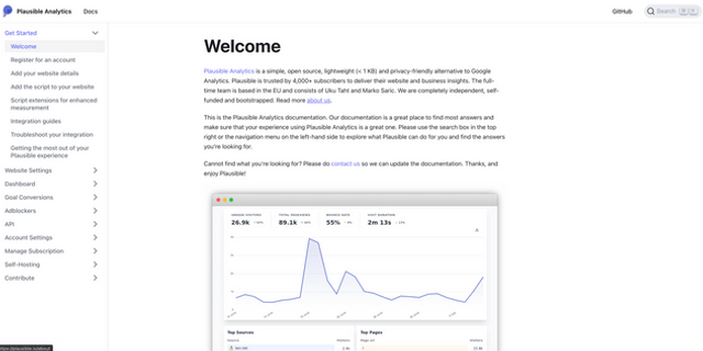 Plausible Analytics Docs